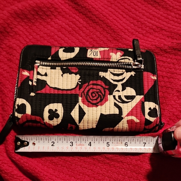 Vera Bradley Black and Pink Floral Wallet - Picture 3 of 7